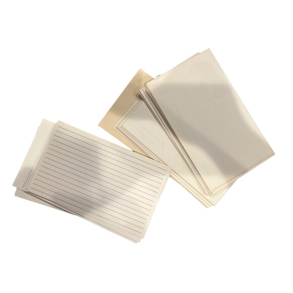 VTG New Here's What's Cooking W Chickens Mixed W Others Recipe Index Cards W Box - Picture 5 of 9